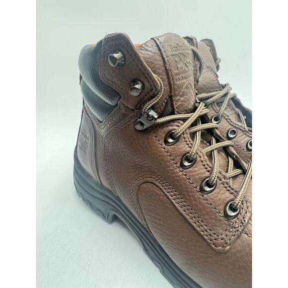 Timberland PRO TITAN 6" Women's NEW Safety Toe Work Boot Brown US Size 11 Wide - Picture 3 of 11
